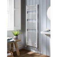 Towelrads Pisa Curved Towel Radiator, 1200 x 500mm - White, White