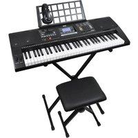 Axus AXP2 Electronic Keyboard Pack - Black, Black