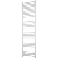 Towelrads Flat Independent Towel Rail 22mm, 1800x400 - White, White
