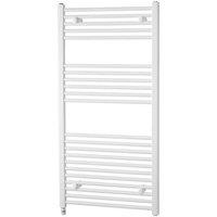 Towelrads Richmond Straight Non-Thermostatic Electric Towel Radiator 1186x600mm - White, White