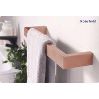Towelrads Elcot Single Towel Bar Close Ended , 23W - Rose Gold, Gold