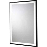 Croydex Burley LED Mirror - Black, Black