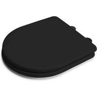 Croydex Iseo D Shape Toilet Seat - Matt Black