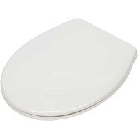 Croydex Lomond D Shape Toilet Seat - White, White