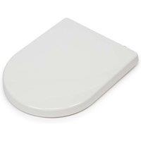 Croydex Hillier Family D Shape Toilet Seat - White, White