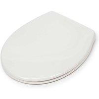 Croydex Corvo White Round Toilet Seat - White, White
