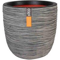 Capi Europe Ball Planter Rib NL 43x41 - Anthracite, Black