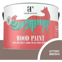 Thorndown Wood Paint 2.5L - Ottery Brown, Brown