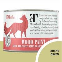 Thorndown Wood Paint 150ml - Rhyne Green, Green