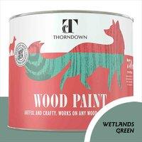 Thorndown Wood Paint 750ml - Wetlands Green, Green