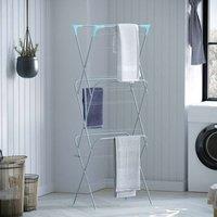 Home Vida 3 Tier Clothes Airer - Silver, Silver