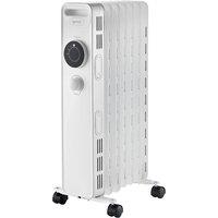 Igenix 1.5kw/1500W Oil Filled Radiator - White, White