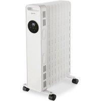Igenix 2kW/2000W Digital Oil Filled Radiator with Overheat Protection - White, White