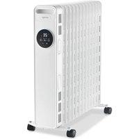 Igenix 2.5kw/2500W Digital Oil Filled Radiator - White, White