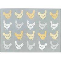 Tala Hens Glass Work Top Saver, Yellow
