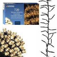Christmas Workshop 10.4m 720 LED Warm White Cluster Lights, White