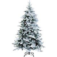 Christmas Workshop 6ft Classic Deluxe Snowy Christmas Tree, Green