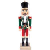 Christmas Workshop Wooden Nutcracker - Green/Red, Multi