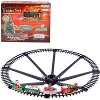 Christmas Workshop Xmas Railway Train Build Up On Tree, Multi