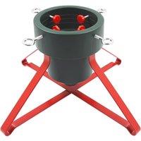 Christmas Workshop Red/Green Christmas Tree Stand - Extra Large, Multi