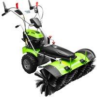 Zipper KM1000 Petrol Road Sweeper, Green