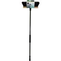 Charles Bentley Charnwood 14 Inch Heavy Duty PVC Broom, Brown