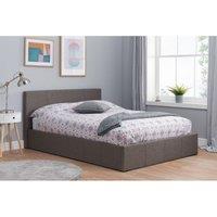 Birlea 120Cm Berlin Fabric Birlea Ottoman Bed Grey, Grey