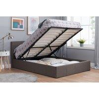 Birlea 150Cm Berlin Fabric Birlea Ottoman Bed Grey, Grey
