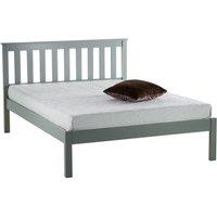 Birlea 120Cm Denver Low End Bed Grey, Grey