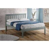 Birlea 150Cm Denver Low End Bed Grey, Grey