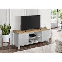 Birlea Highgate Large TV Unit Grey And Oak, Grey