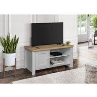 Birlea Highgate Small TV Unit Grey And Oak, Grey
