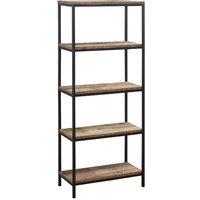 Birlea Urban 5 Tier Bookcase, Brown