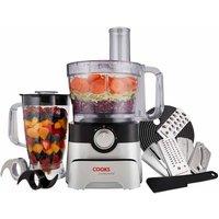 Cooks Professional G3483 1000W Food Processor - Black & Silver, Gold