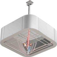Shadow Pendant Heater- Silver, Silver