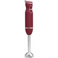 Chefman Rj19-v3-rbr Immersion Hand Blender With Silk Touch Finish - Red