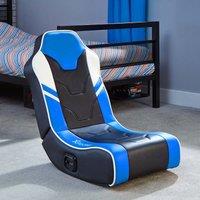 X Rocker Shadow 2.0 Floor Rocker Gaming Chair - Blue, Blue