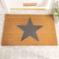 Artsy Doormats Country Home Star Extra Large Doormat, Brown