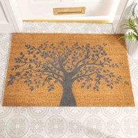 Artsy Doormats Country Home Tree Of Life Extra Large Doormat, Brown