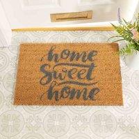 Artsy Doormats Home Sweet Home Grey Doormat, Brown