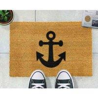 Artsy Doormats Anchor Doormat, Brown