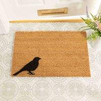 Artsy Doormats Bird Doormat, Brown
