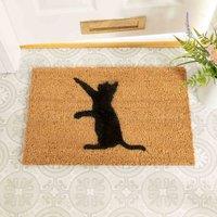 Artsy Doormats Cat Doormat, Brown