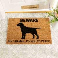 Artsy Doormats Labrador Doormat, Brown