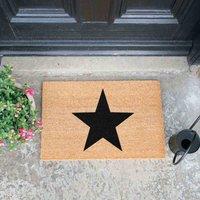 Artsy Doormats Star Doormat, Brown