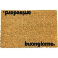 Artsy Doormats Arrivederci Doormat, Brown