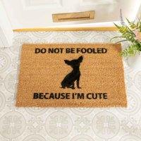 Artsy Doormats Chihuahua Doormat, Brown