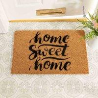 Artsy Doormats Home Sweet Home Doormat, Brown