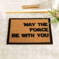 Artsy Doormats May The Force Be With You Doormat, Brown
