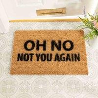 Artsy Doormats Not You Again Doormat, Brown